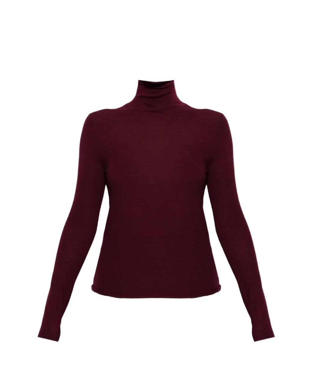 Lisa Yang Purple Lory Roll-Neck Sweater