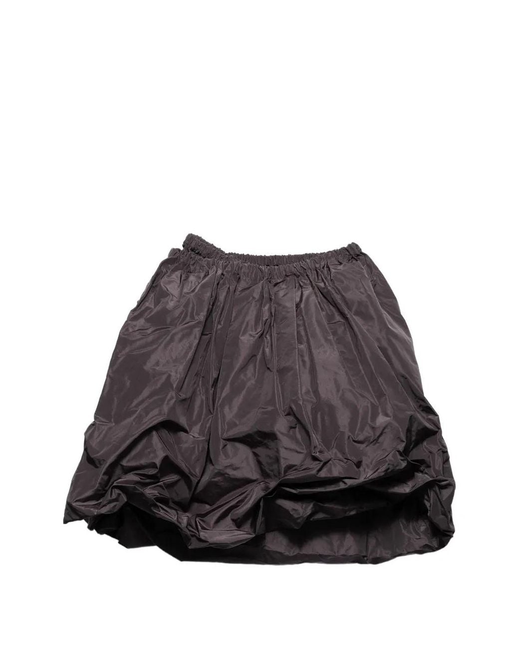 Prada Brown Technical Taffeta Skirt