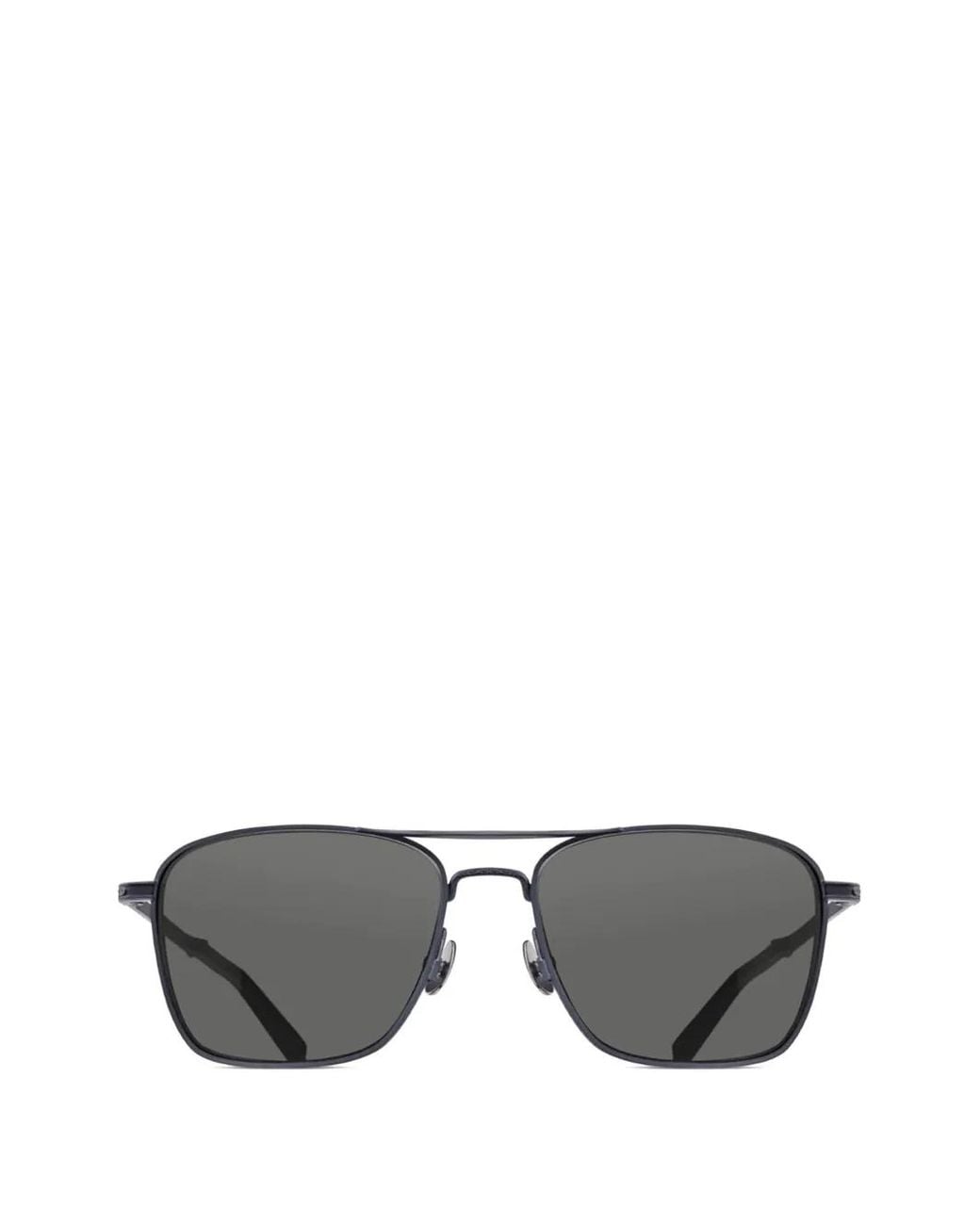 Matsuda Gray Rectangle-Frame Sunglasses