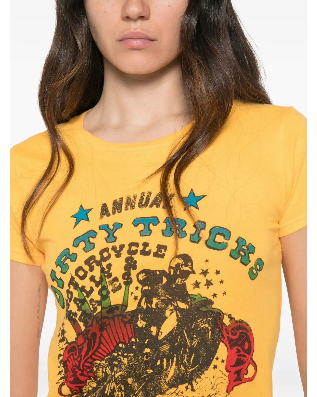 Mother Yellow The Lil Goodie Goodie Graphic-Print T-Shirt