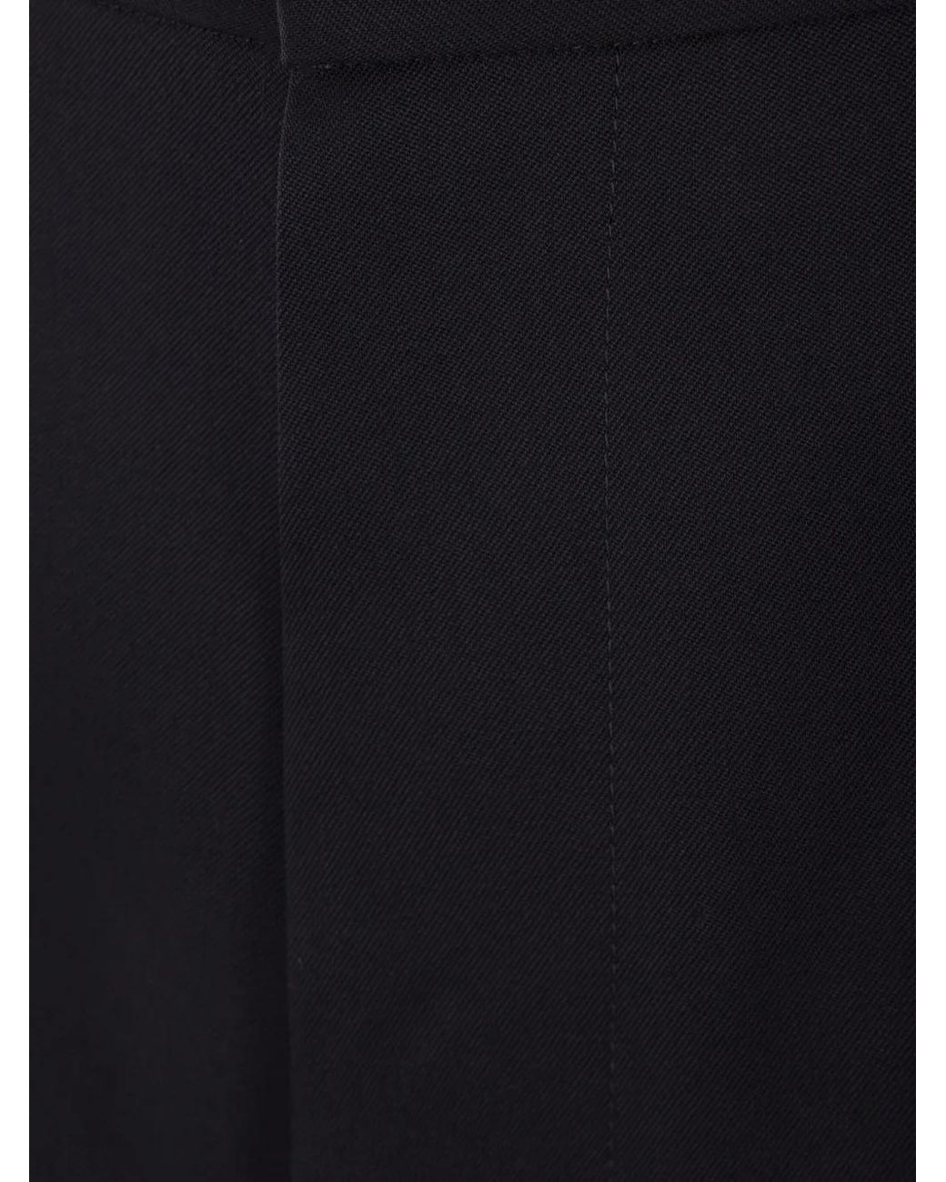 Undercover Blue Wool Pleated Skort