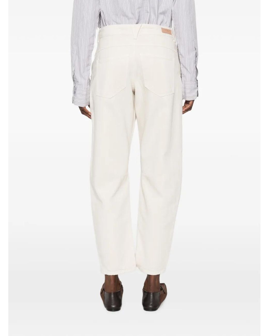 Five Jeans White Billie Trousers