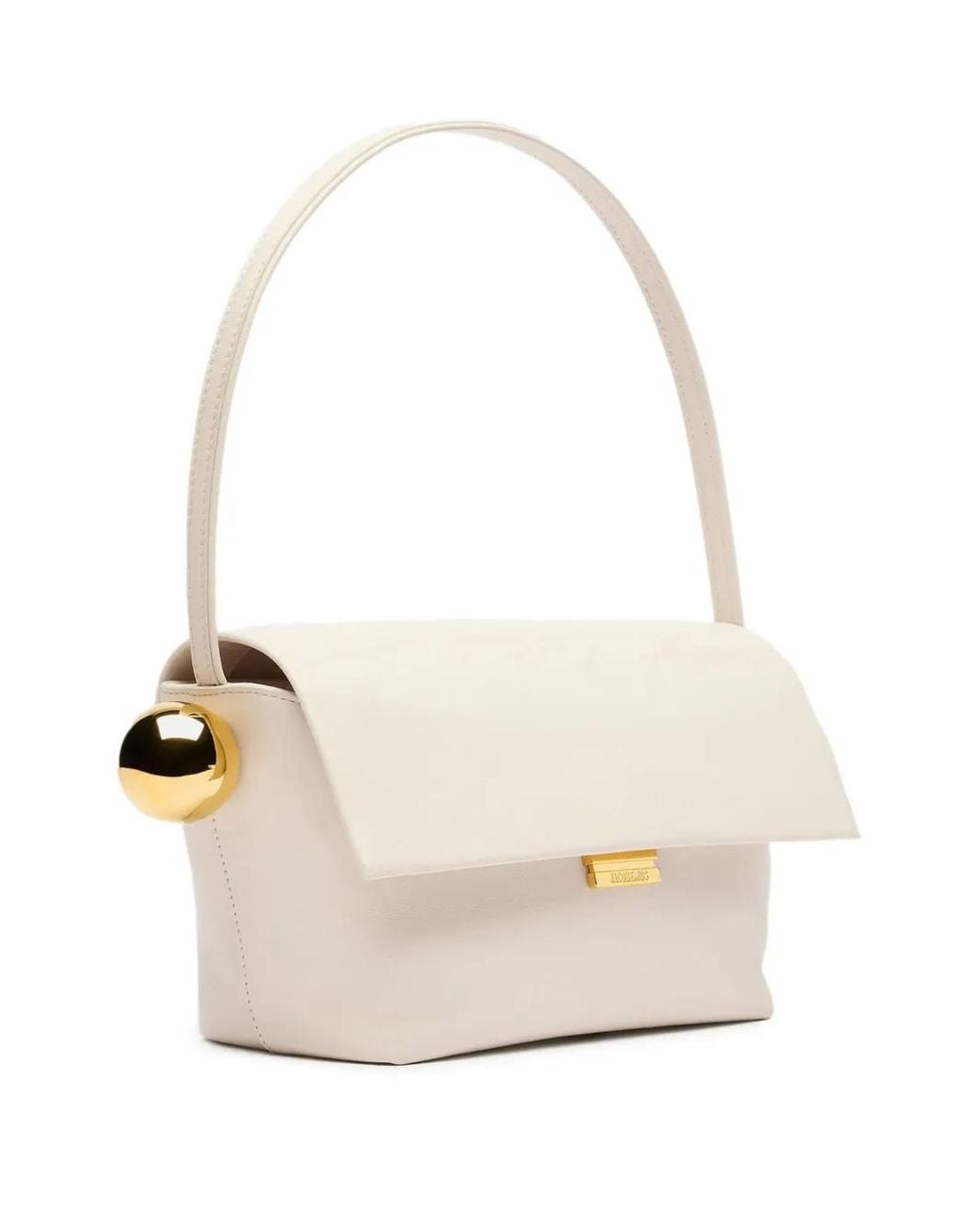 Jacquemus Natural Leather Shoulder Bag With Buckle