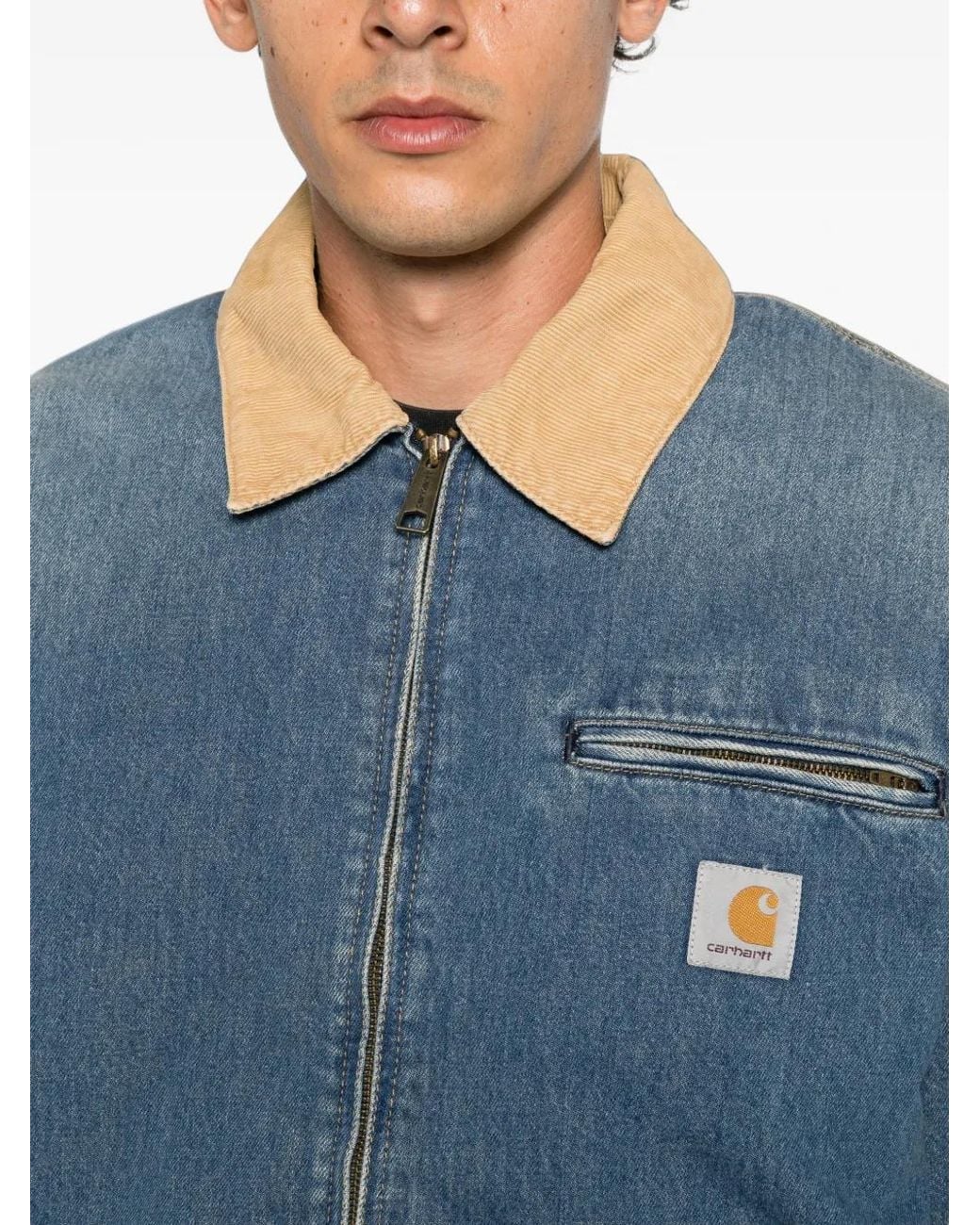 Carhartt Blue Og Detroit Jacket for men