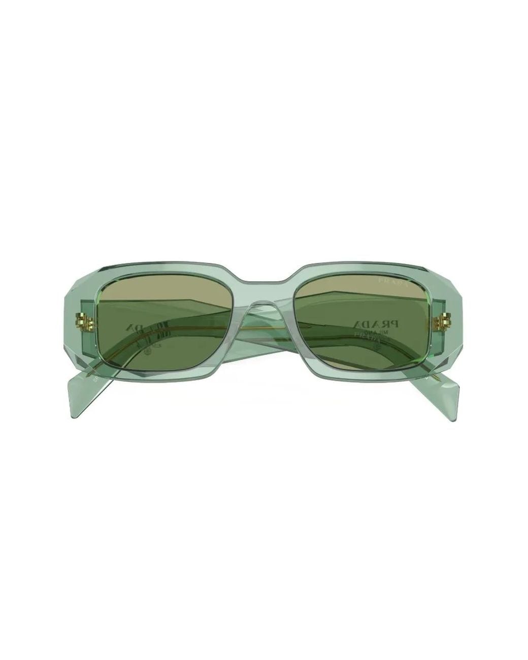 Prada Green Acetate Pr 17Ws Sunglasses