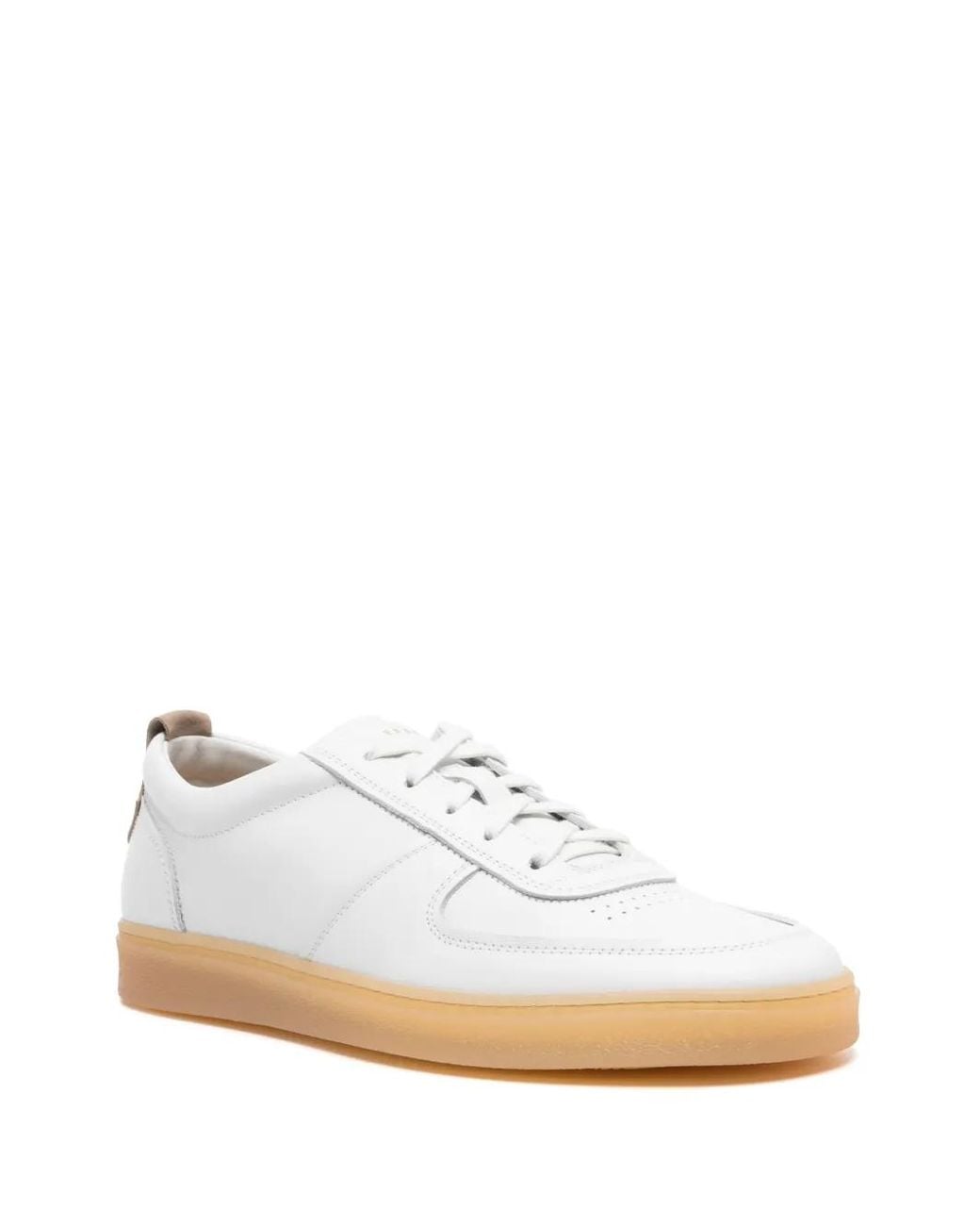 Henderson White Leather Sneakers for men