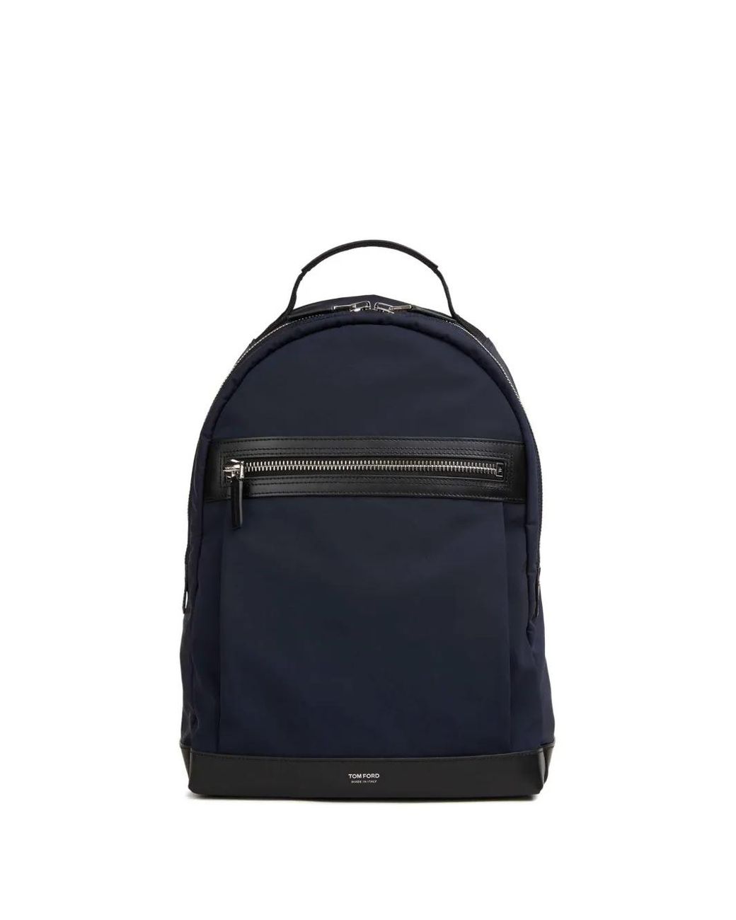 Tom Ford Blue Zip Backpack for men
