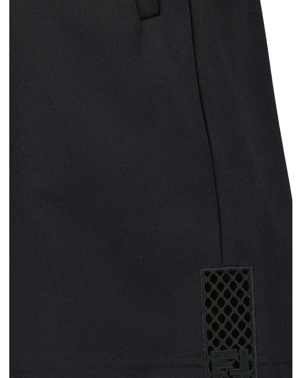 Fendi Black Cotton Shorts for men