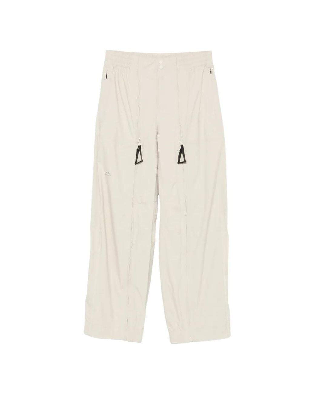 Oakley White Zip-Up Track Pants for men