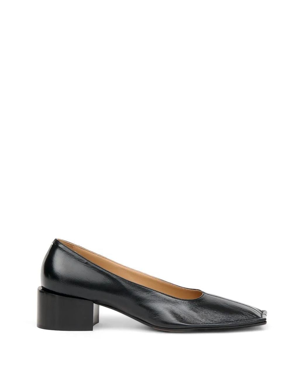 Maison Margiela Black Piped Pumps