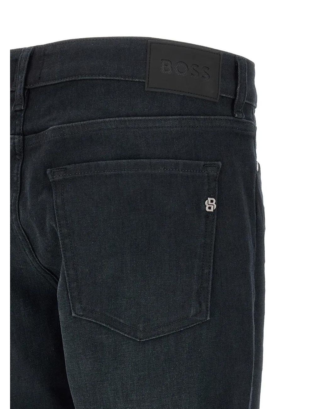 Boss Blue Delaware Slim-Fit Jeans for men