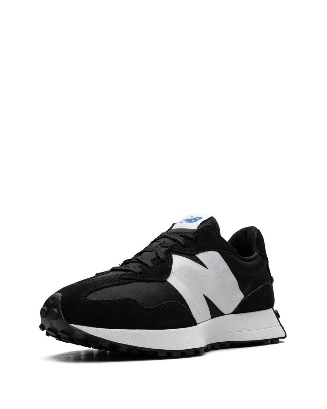 New Balance Black 327 Leather Sneakers