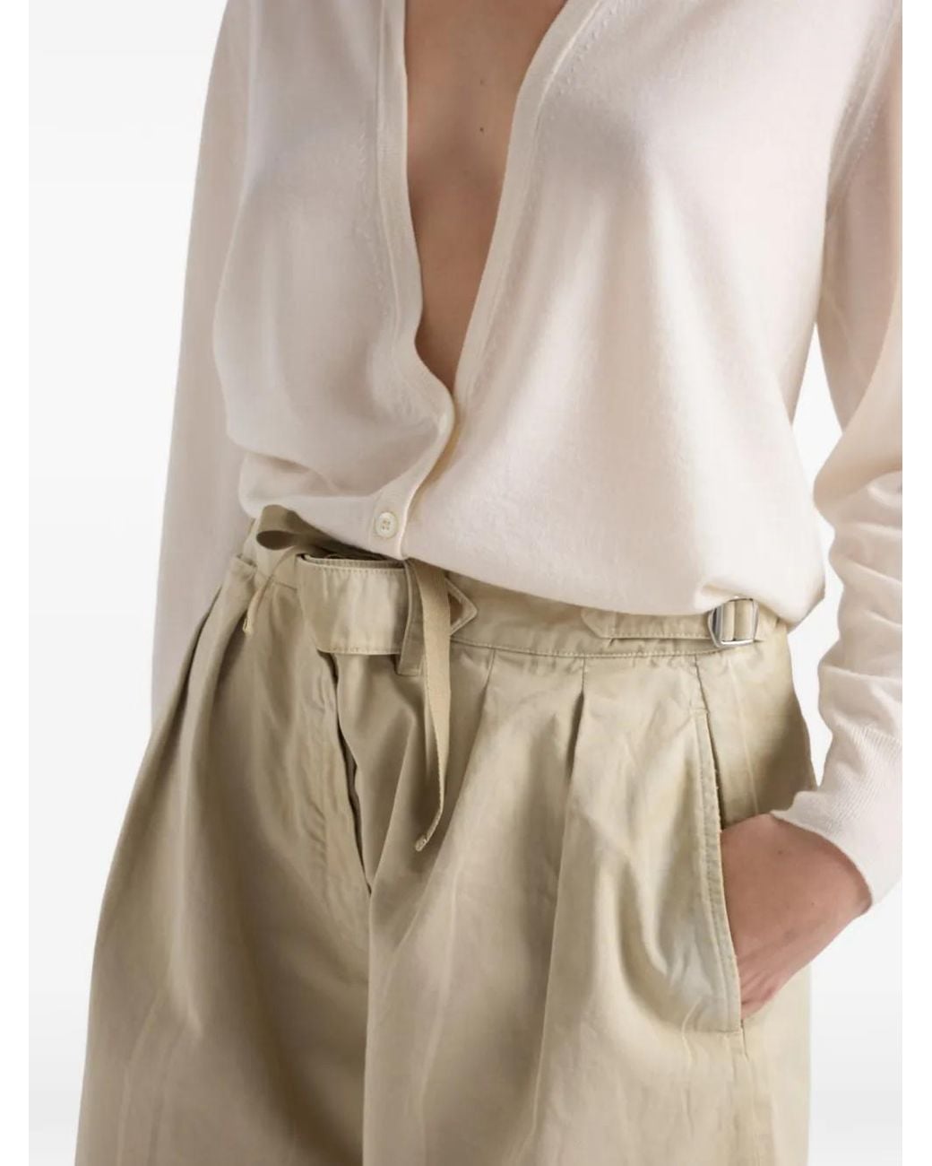 Prada White Cashmere Cardigan