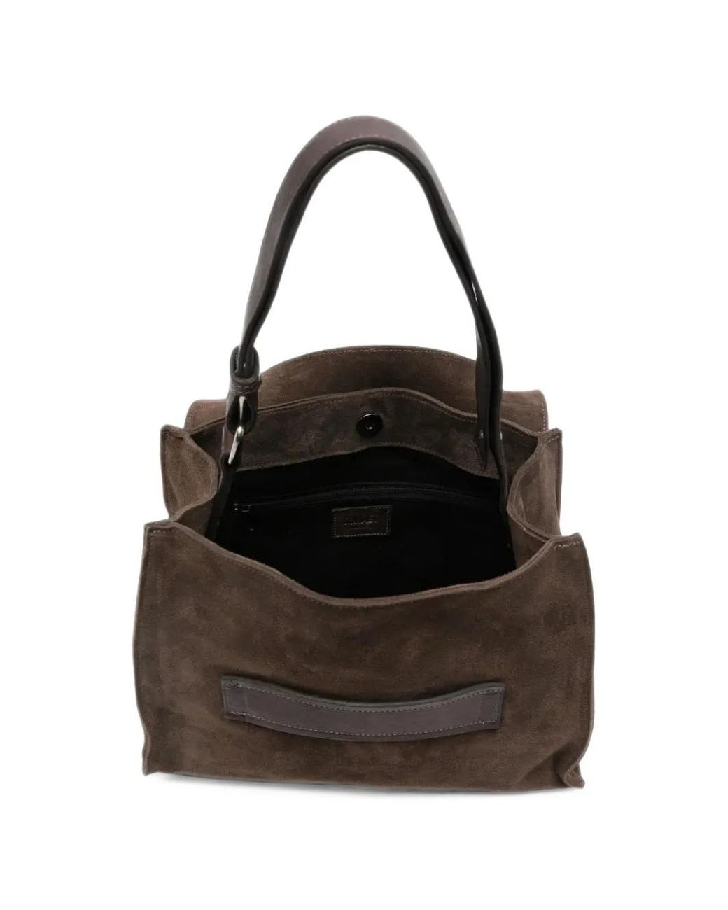 SOMMET Natural Small My Way Suede Shoulder Bag