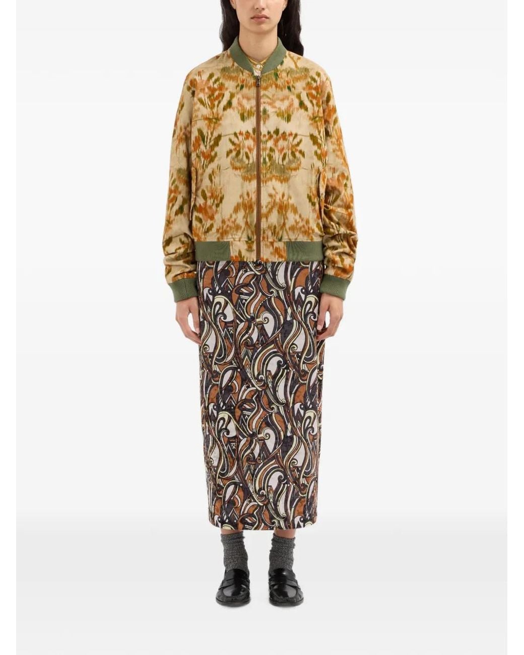 Pierre Louis Mascia Metallic Amadox Patterned Jacket