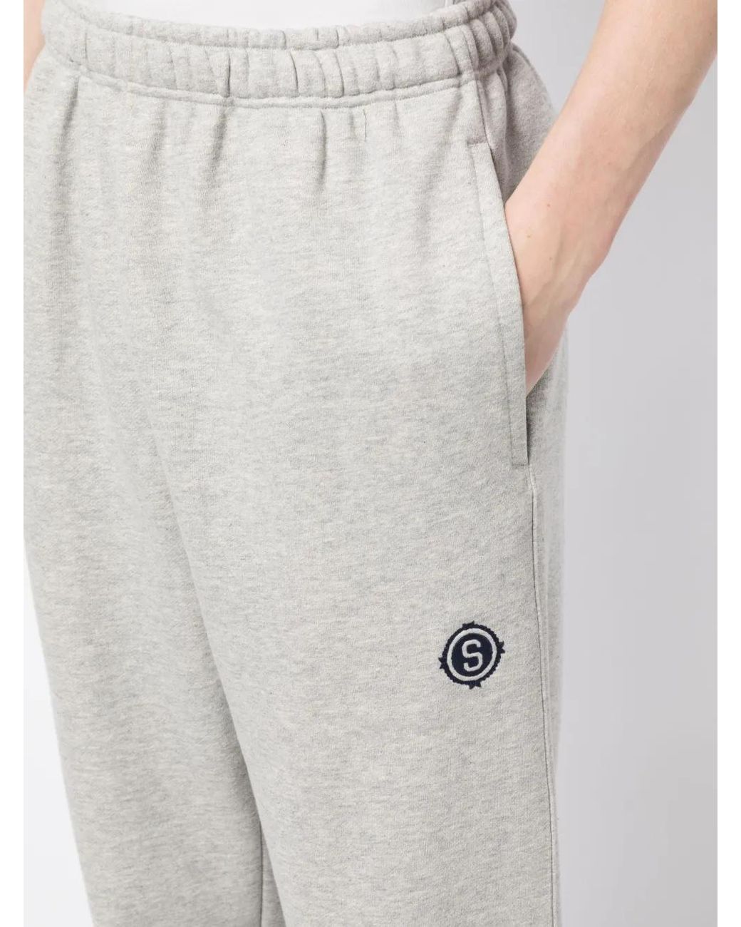 Stance Trainingsbroek Met Logopatch in het Gray voor heren