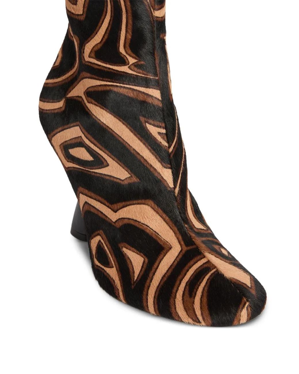 Emilio Pucci Brown Marmo Heeled Boots