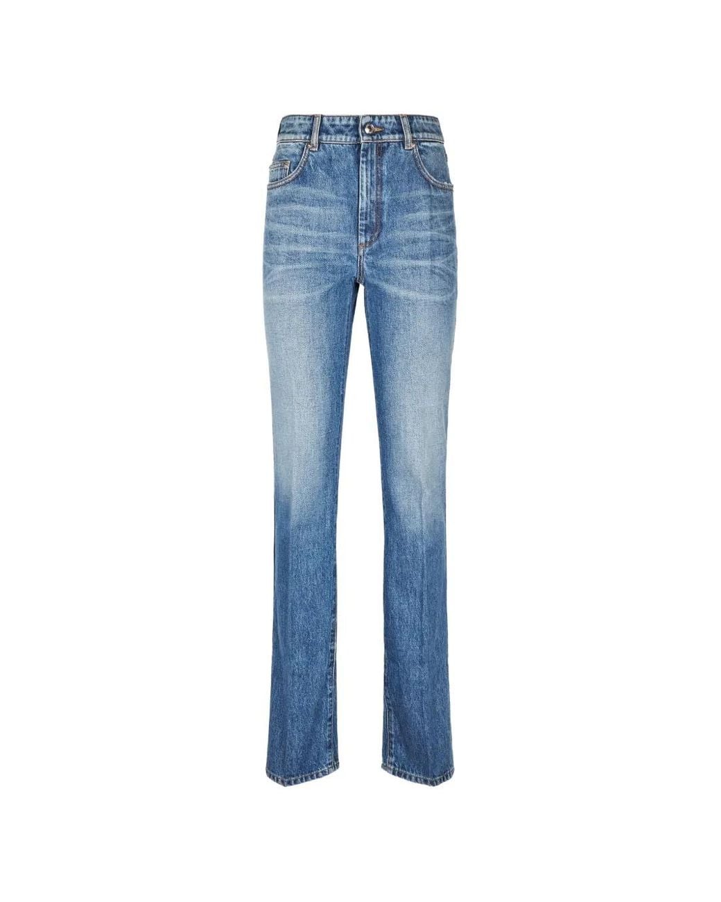 Vaqueros Con Abertura Sportmax de color Blue
