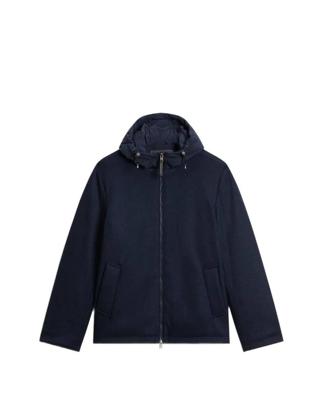 Woolrich Blue Veste Pacific À Capuche for men