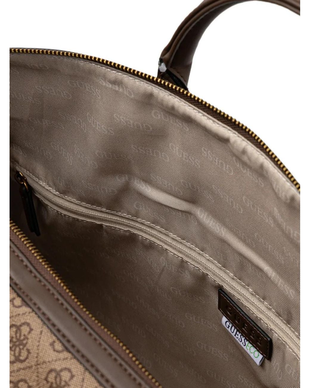 Guess Brown Pisa 4G Logo Weekender Bag for men
