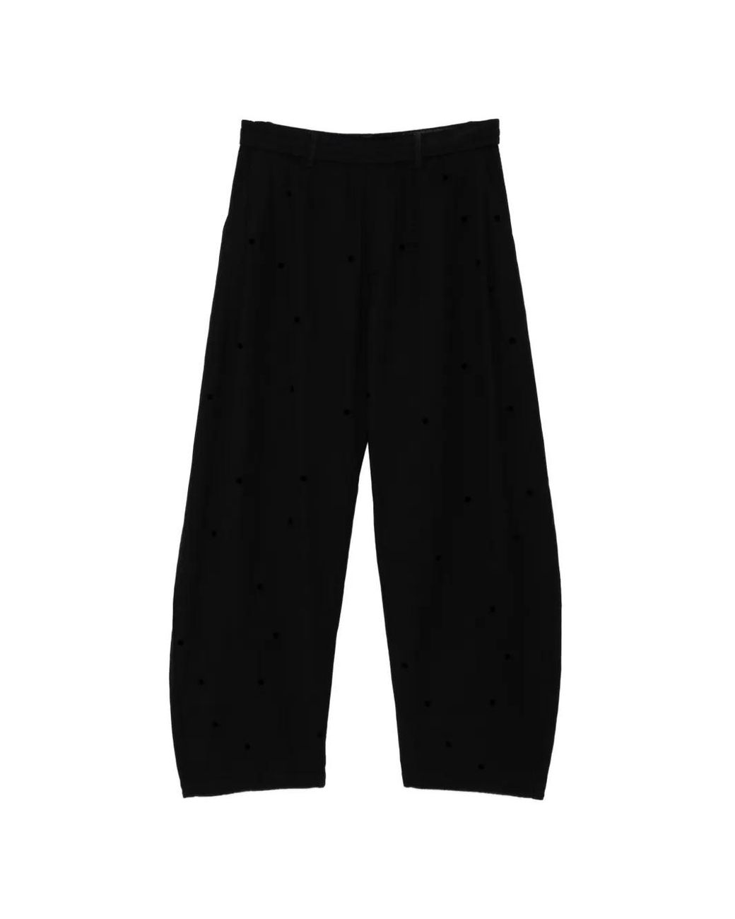 CROQUIS Black Polka-Dot Trousers for men