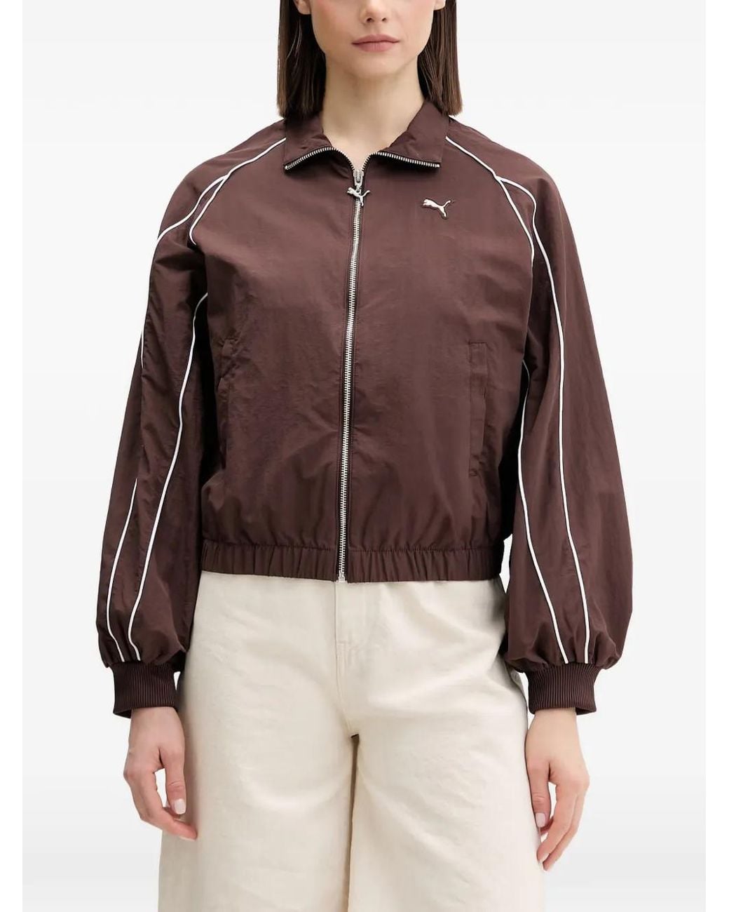 PUMA Brown T7 Balloon Jacket