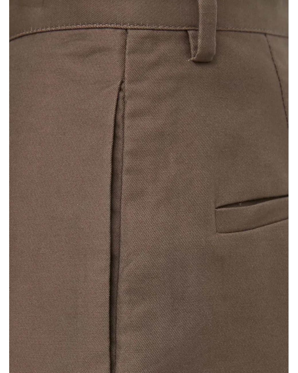DKNY Natural Pleated Trousers