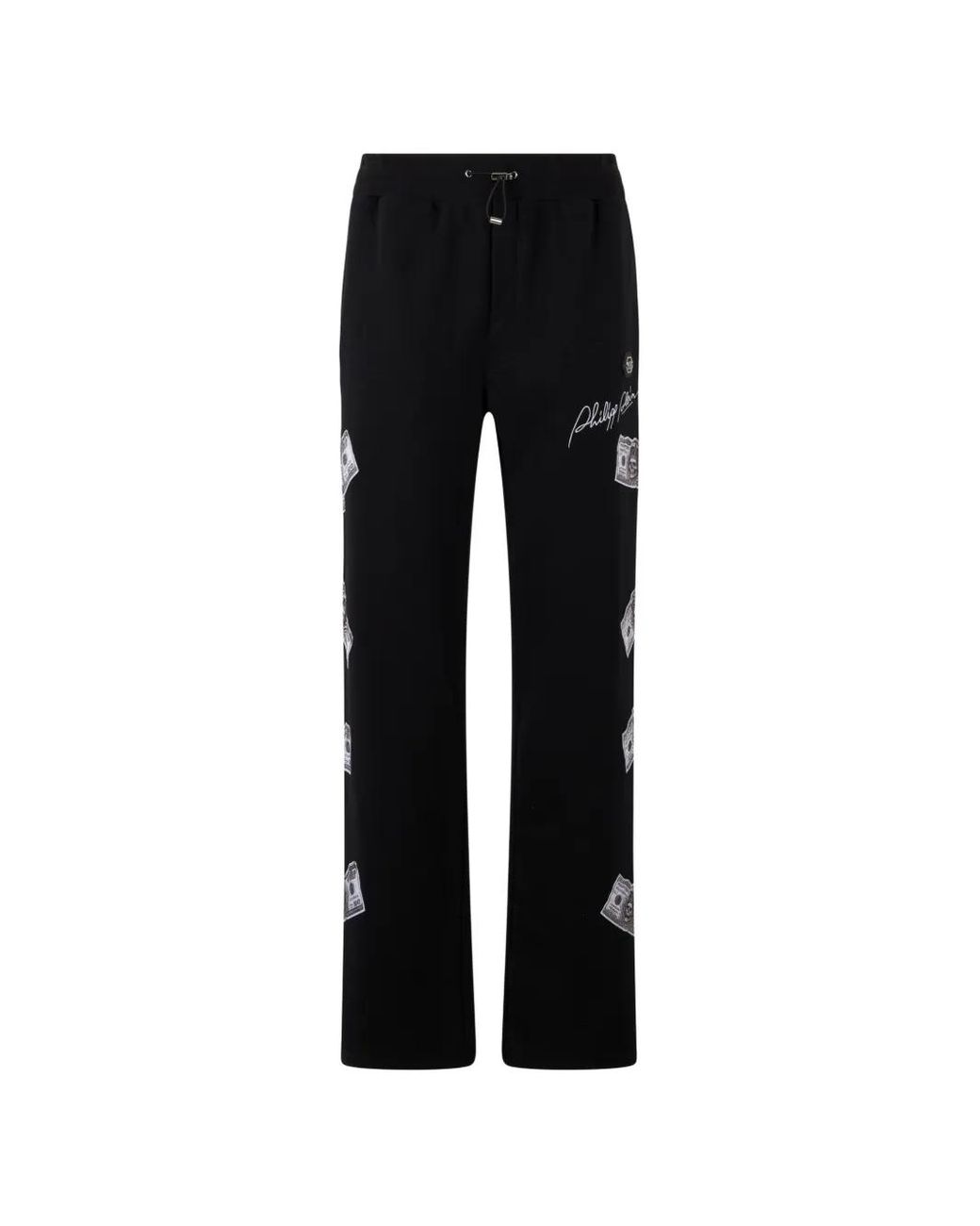 Philipp Plein Black Dollar-Detail Track Pants for men