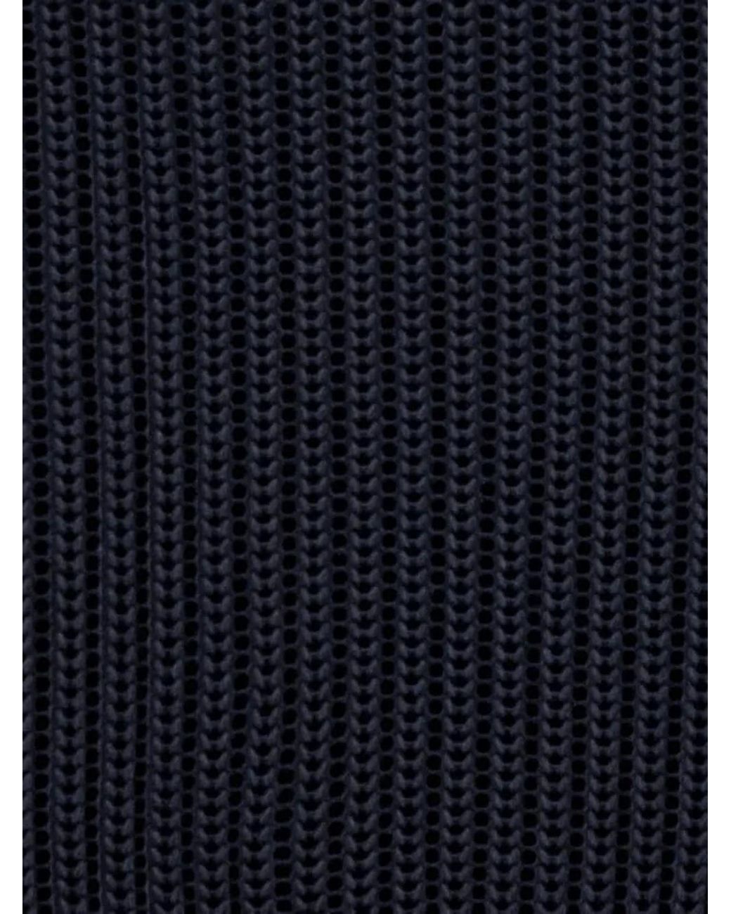 Orlebar Brown Blue Kirk Chunky Rib-Knit Hoodie for men