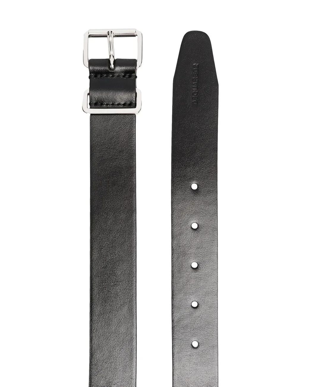 DSquared² Black Simple Buckle Belt for men