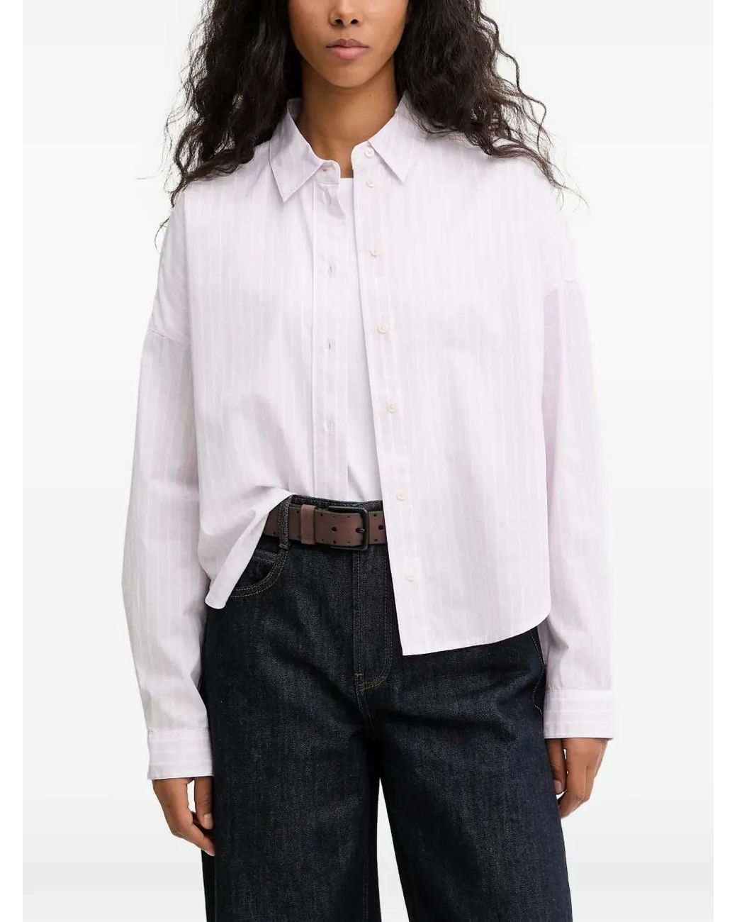 Marc O' Polo Gestreept Blouse in het White