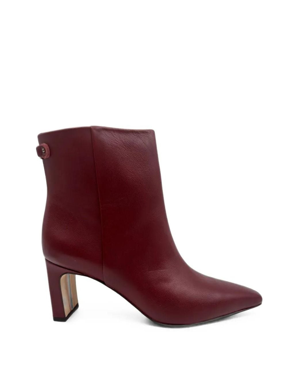 Sam Edelman Red Bottines Saige En Cuir