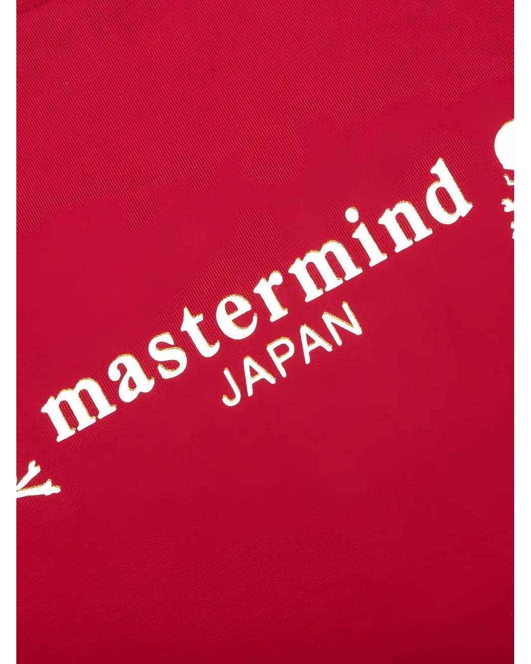 Mastermind Japan T-Shirt Met Doodskopprint in het Red voor heren