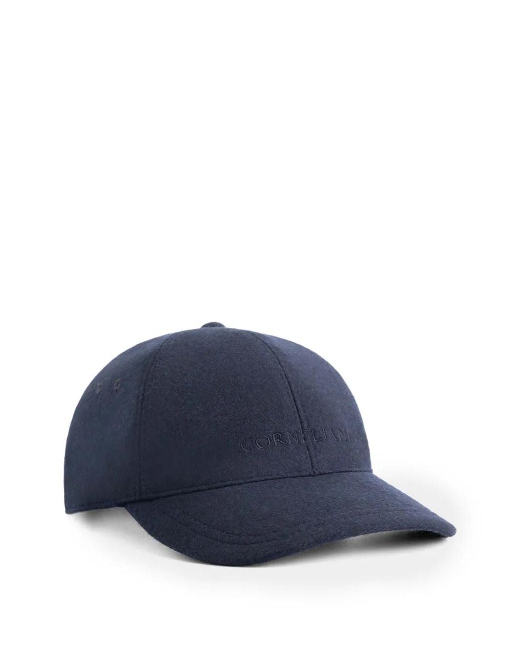 Corneliani Blue Casquette À Logo Brodé for men