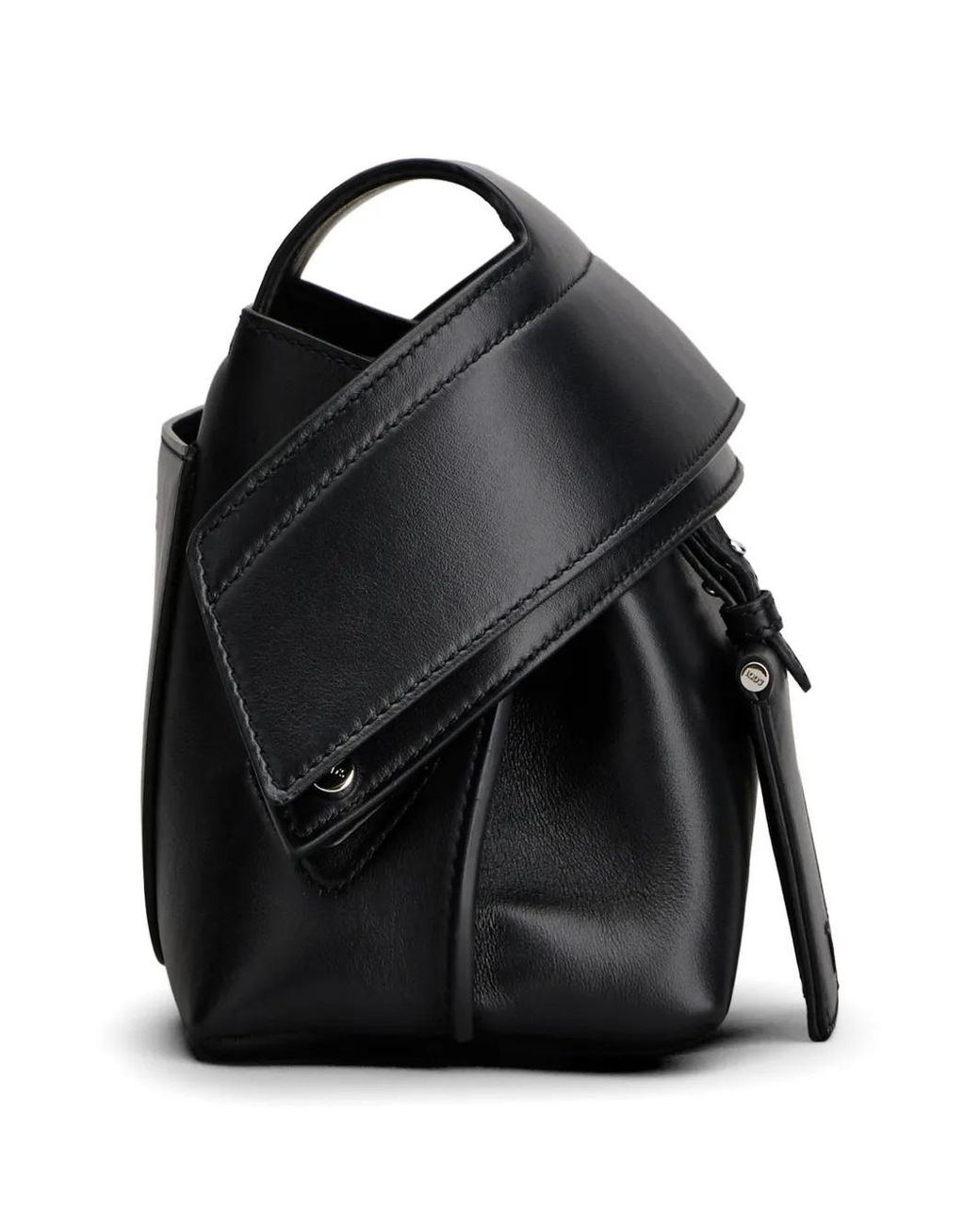 Tod's Black Mini Wave Pouch