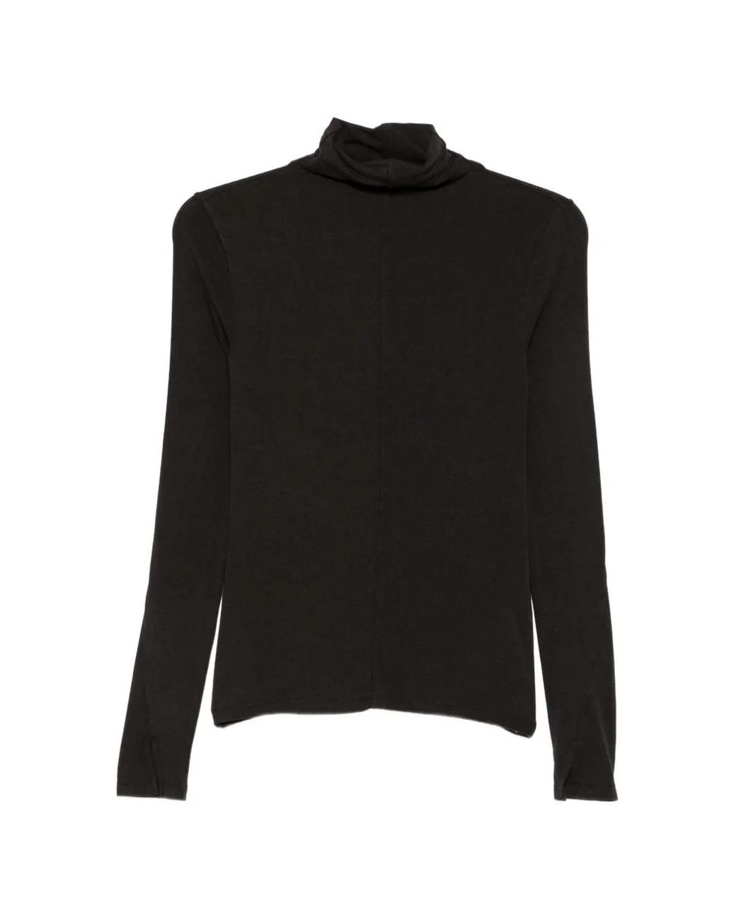 Thom Krom Black Turtleneck Long-Sleeve Top