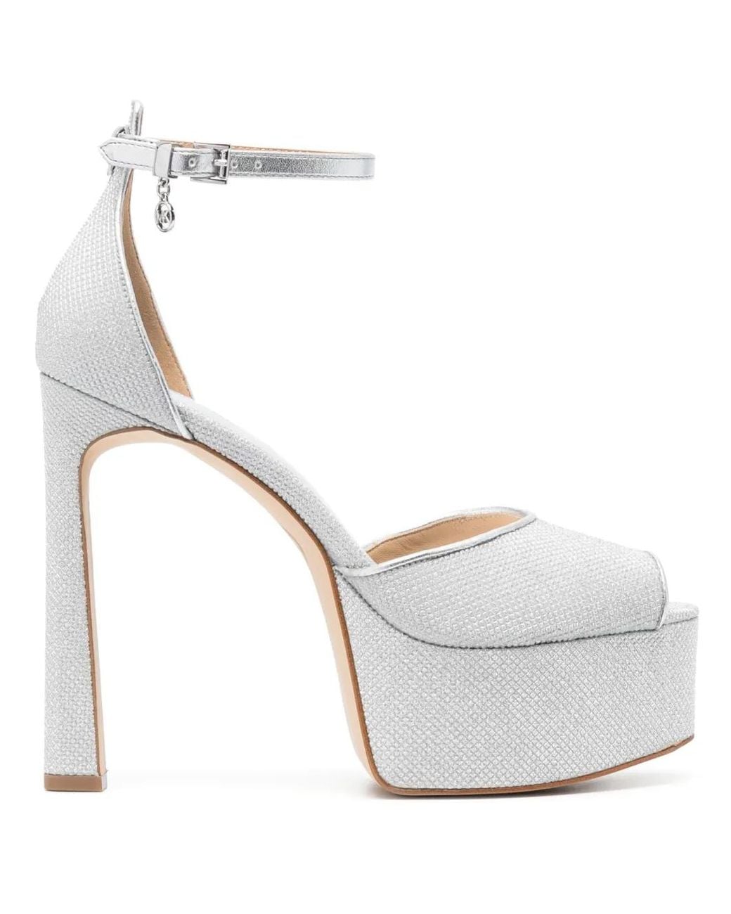 MICHAEL Michael Kors White 130Mm Open-Toe Pumps