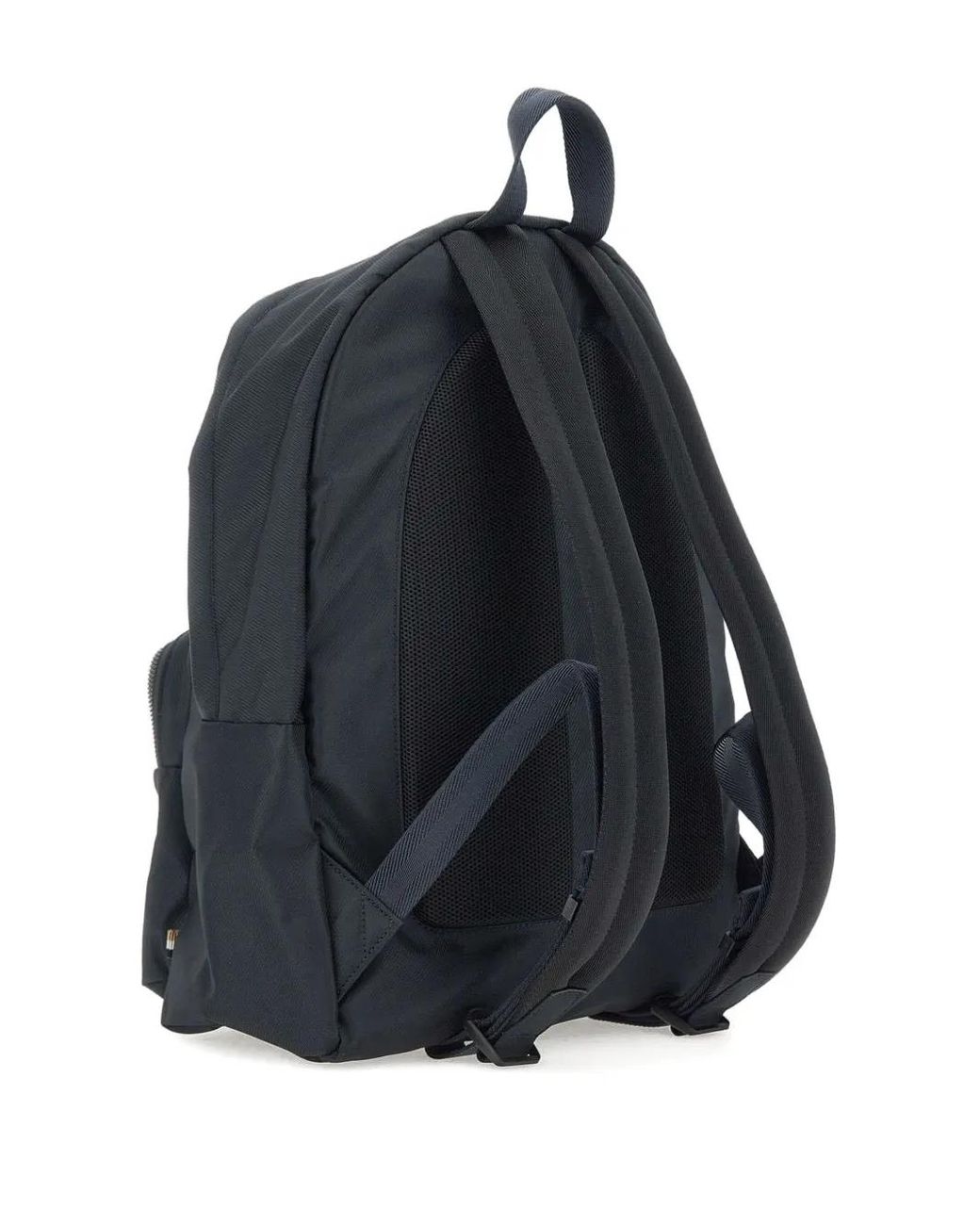 Boss Blue Logo-Print Backpack for men