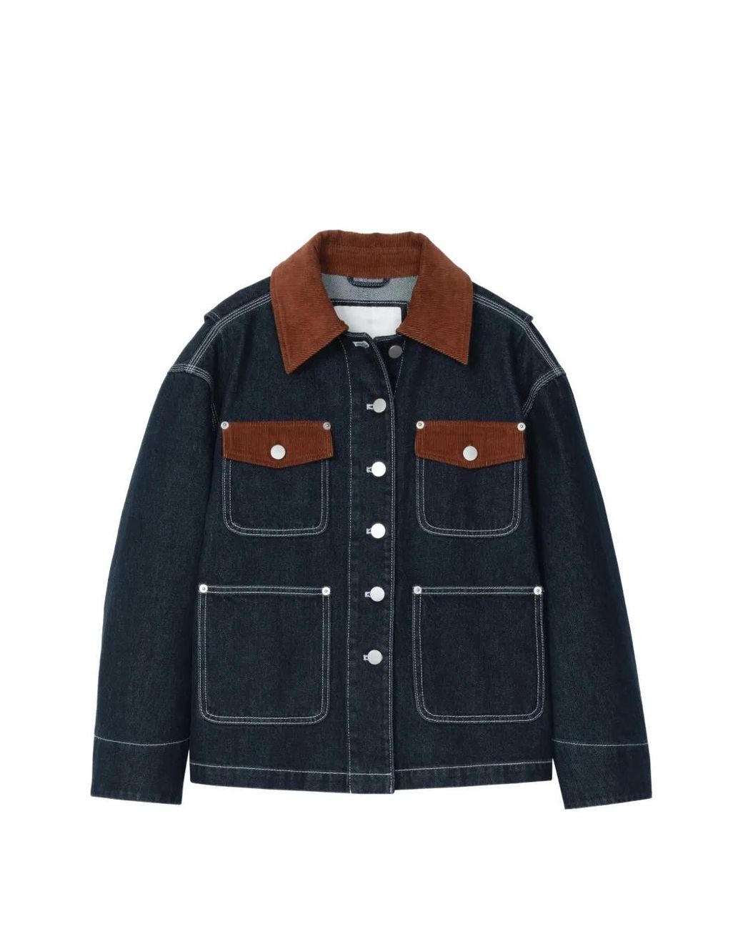 3.1 Phillip Lim Blue Long-Sleeves Jacket