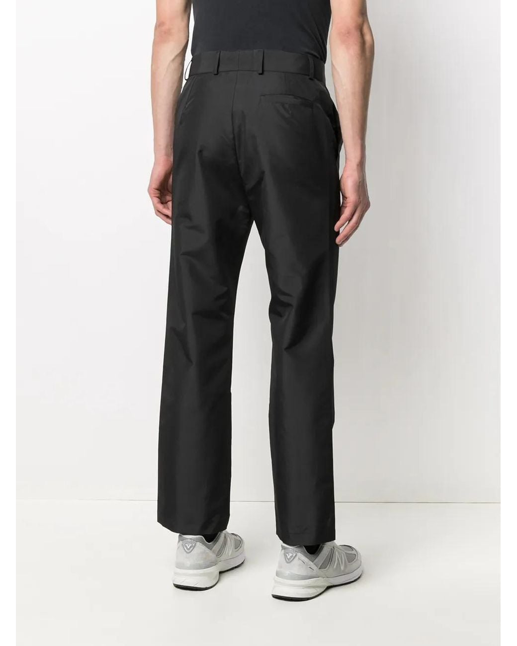 A_COLD_WALL* Black Crinkle Tailored Trousers for men