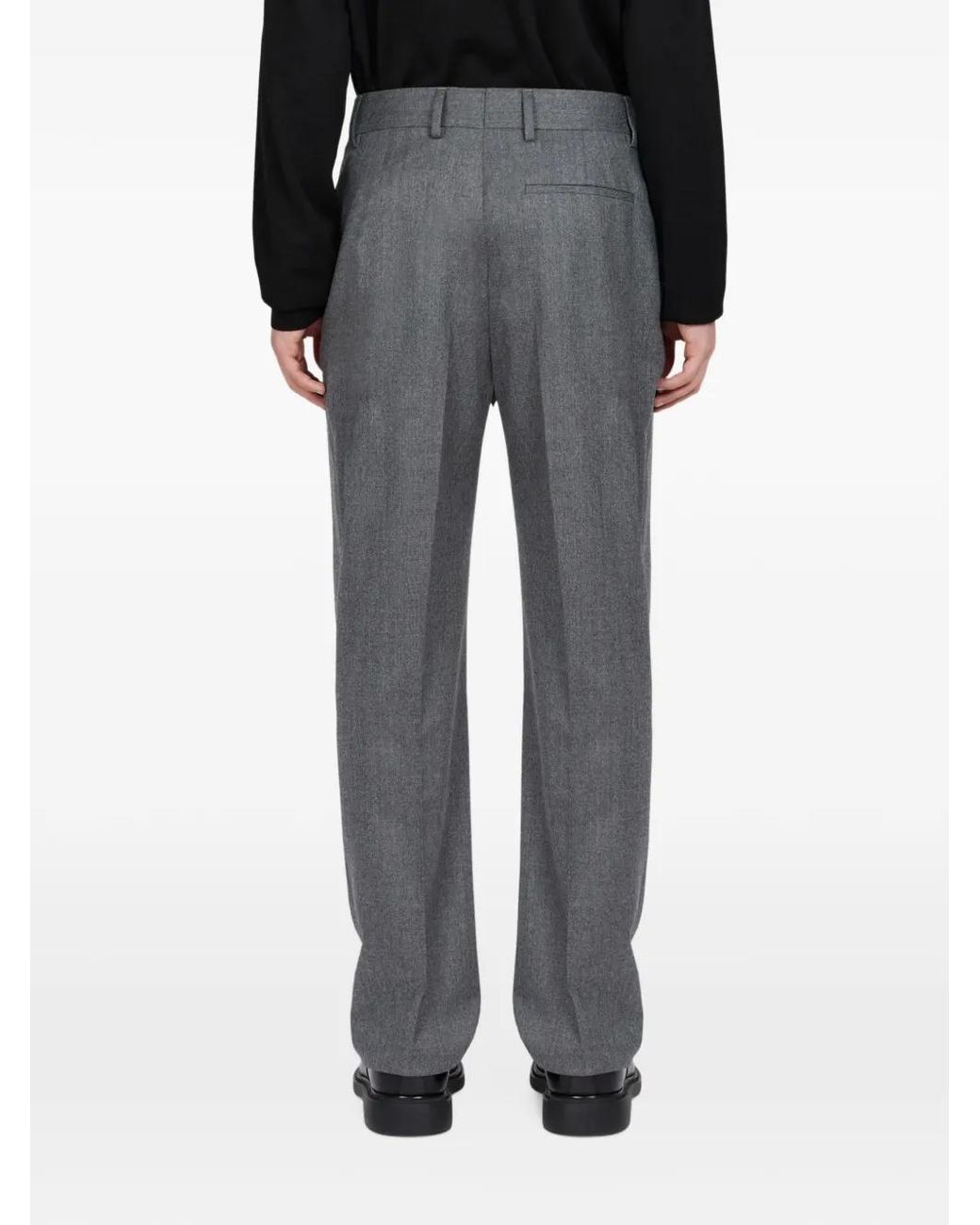 Ferragamo Gray Tailored Trousers for men