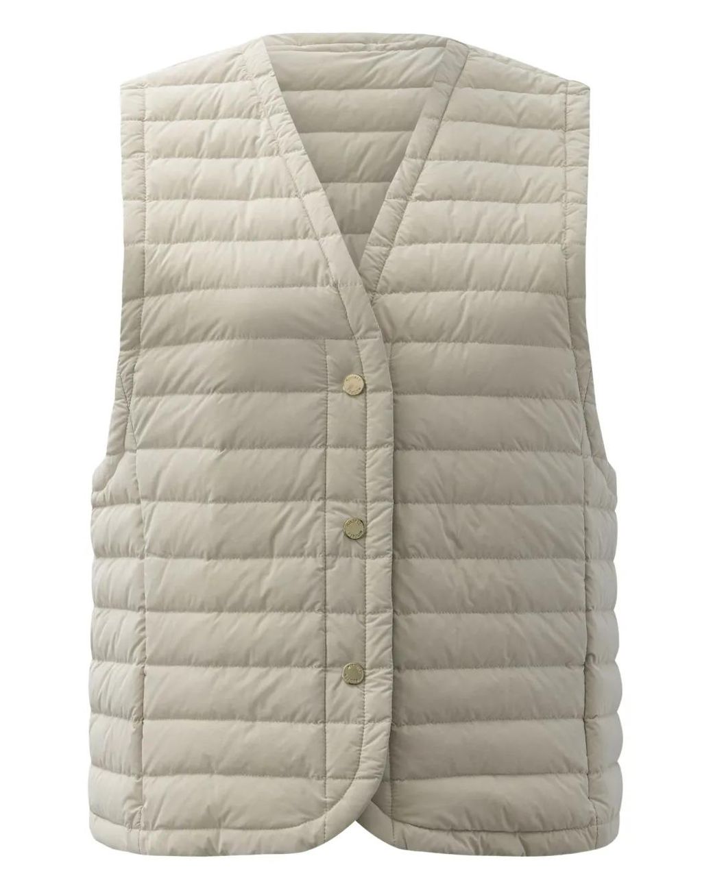 Moorer Gray Monya Quilted Gilet