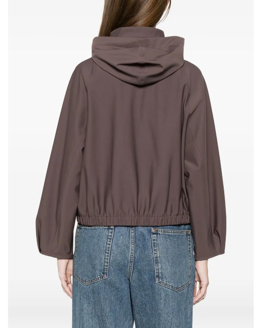 DUNO Brown Hooded Jacket