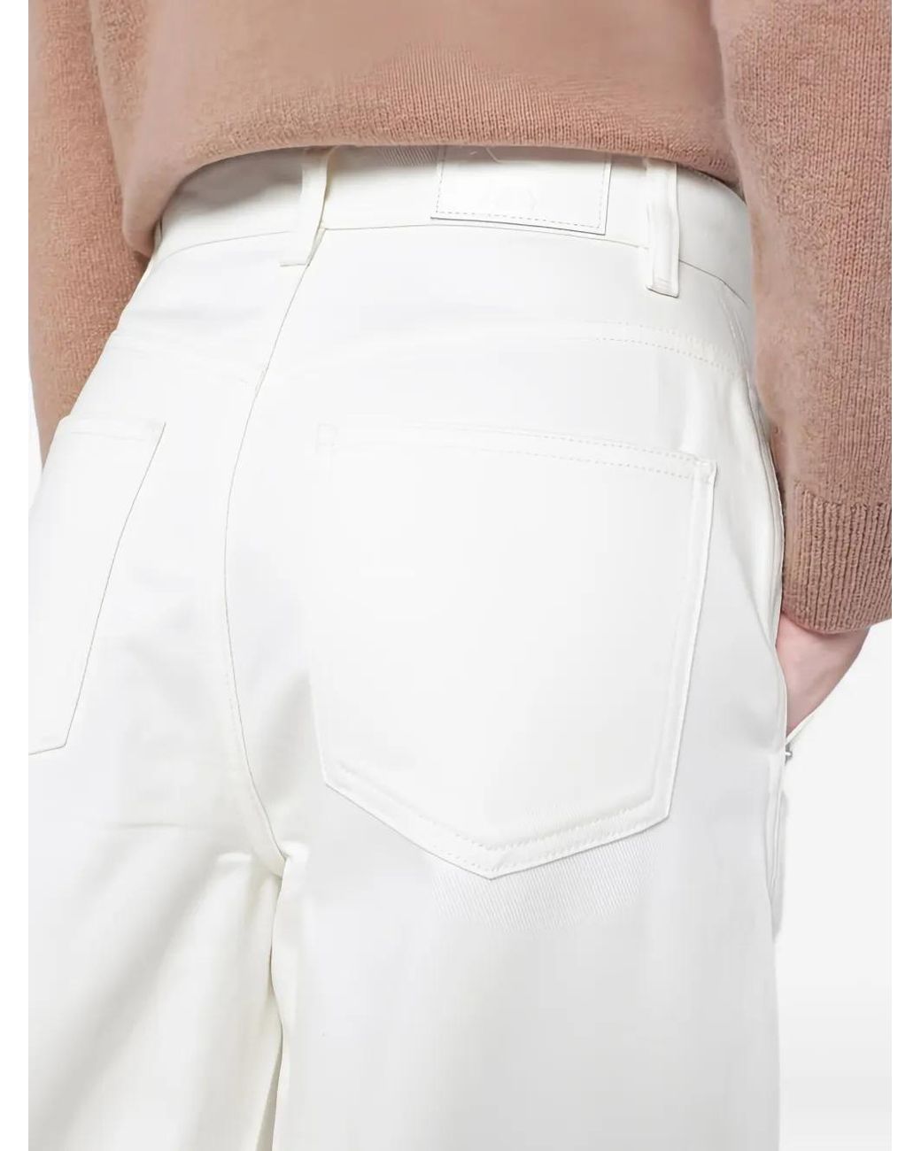Vaqueros Boyfriend Maison Kitsuné de color White