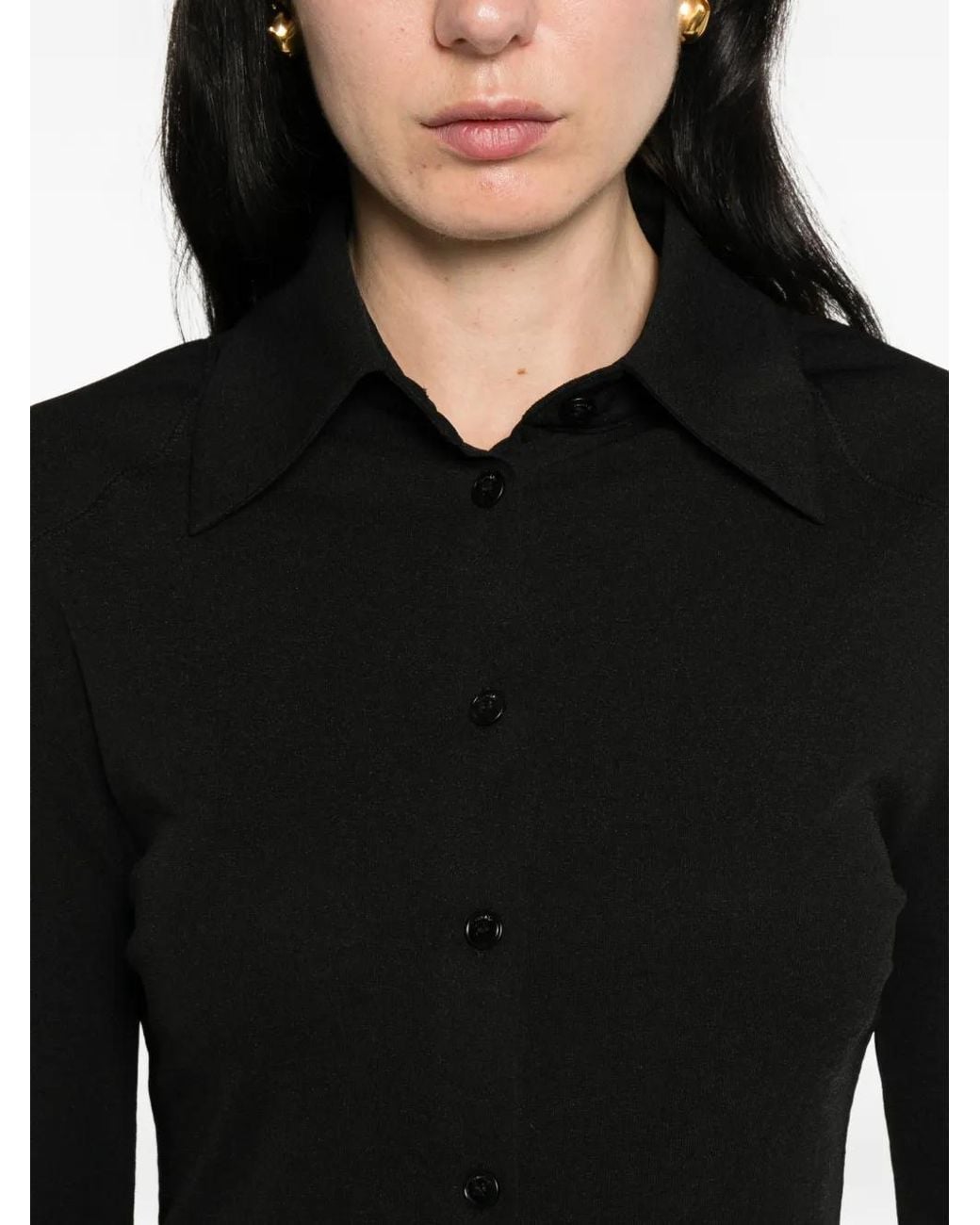 Nanushka Black Haimi Shirt