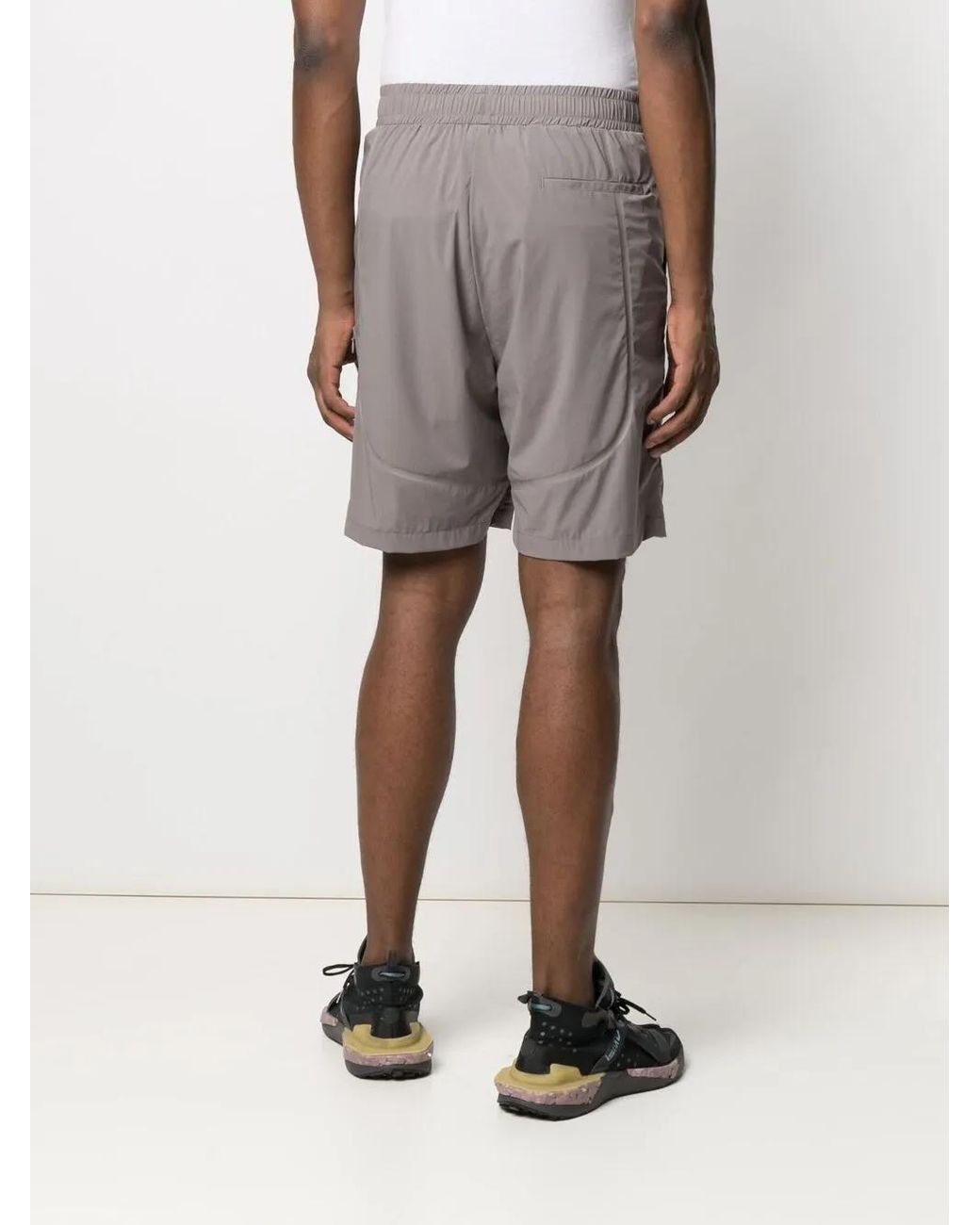 A_COLD_WALL* Gray Tape-Detail Track Shorts for men