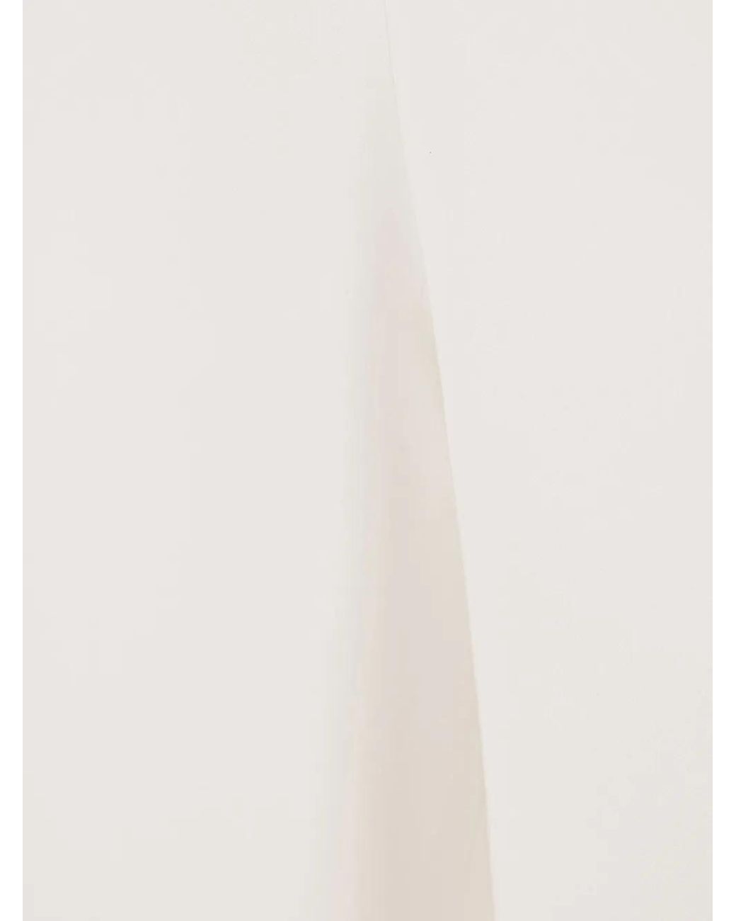 Ermanno Scervino White Crepe Trousers