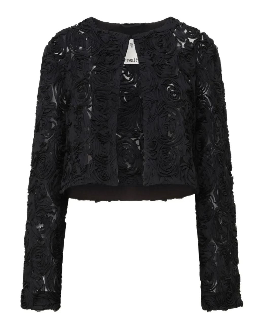 Unreal Fur Black Rosa Jacket