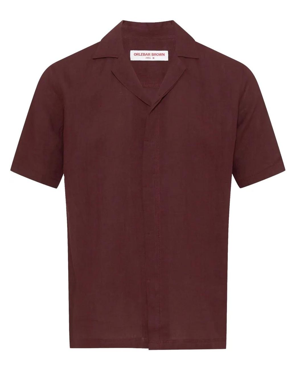 Orlebar Brown Red Maitan Shirt for men