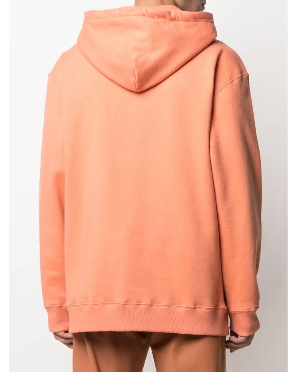 Opening Ceremony Orange Box Logo Print Hoodie for men